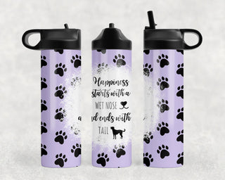 Dog Mom Steel Water Bottle