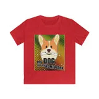 My Dog Ate My Homework Kids T Shirt