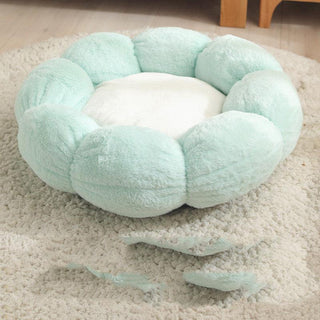 Floral Haven Pet Bed - Luxurious Flower-Shaped Blanket For Dogs And Cats-7