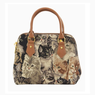Cat Convertible Top Handle Purse Handbag