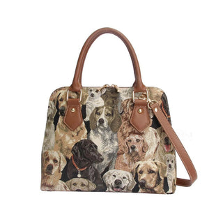 Labrador Convertible Top Handle Purse Handbag