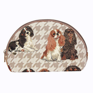 King Charles Cavalier Spaniel Dog Cosmetic Make Up Bag