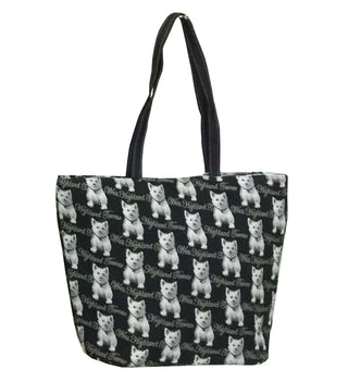 Westie Dog Shoulder Bag Tote Handbag