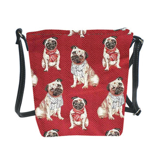 Pug Dog Sling Bag Purse Crossbody