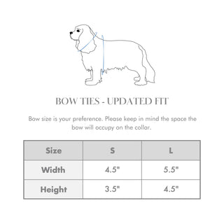 Starry Sky Classic Dog Bow Tie