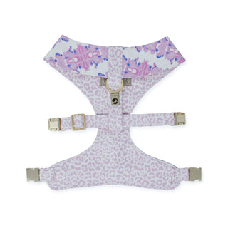 French Lavender Reversible Dog Harness