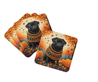 Norfolk Terrier Fall Foam Coasters