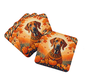 Norfolk Terrier Fall Foam Coasters
