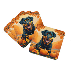 Norfolk Terrier Fall Foam Coasters