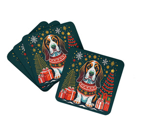 Australian Shepherd Christmas Foam Coasters