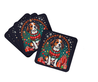Australian Shepherd Christmas Foam Coasters