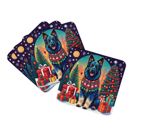Australian Shepherd Christmas Foam Coasters