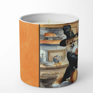 Pomeranian Fall Kitchen Pumpkins Decorative Soy Candle