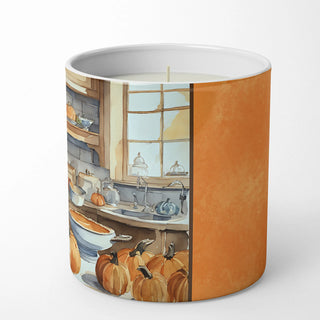 Pomeranian Fall Kitchen Pumpkins Decorative Soy Candle