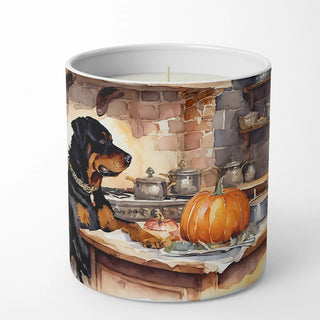 Pomeranian Fall Kitchen Pumpkins Decorative Soy Candle