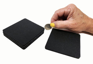 American Staffordshire Terrier and Flowers Foam Coasters