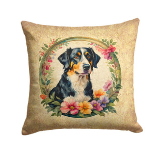 American Staffordshire Terrier and Flowers Foam Coasters