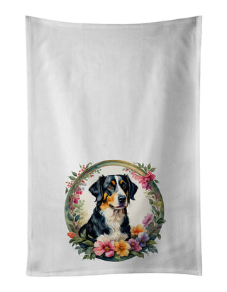 American Staffordshire Terrier and Flowers Foam Coasters