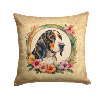 American Staffordshire Terrier and Flowers Foam Coasters
