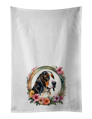American Staffordshire Terrier and Flowers Foam Coasters