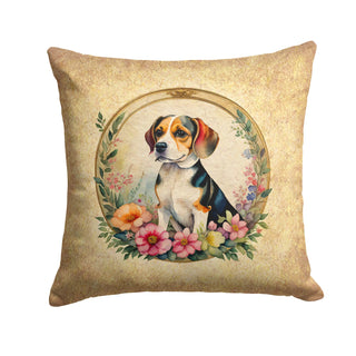 American Staffordshire Terrier and Flowers Foam Coasters