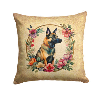 Belgian Malinois and Flowers Foam Coasters