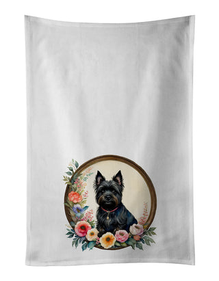 Bullmastiff and Flowers Foam Coasters