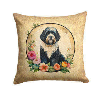 Otterhound and Flowers Foam Coasters
