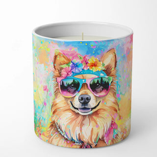 Pomeranian Hippie Dawg Kitchen Towel