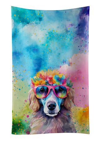 Pomeranian Hippie Dawg Kitchen Towel