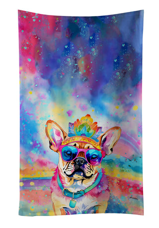Pomeranian Hippie Dawg Kitchen Towel