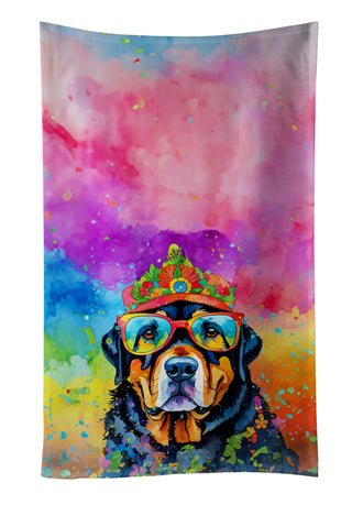 Pomeranian Hippie Dawg Kitchen Towel