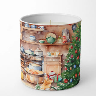 Bernese Mountain Dog Christmas Cookies Decorative Soy Candle