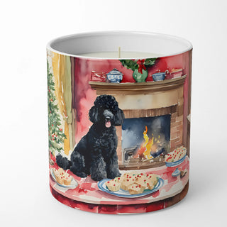 Old English Sheepdog Christmas Cookies Decorative Soy Candle