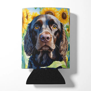 American Hairless Terrier in Sunflowers Foam Coasters