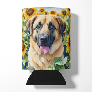 American Hairless Terrier in Sunflowers Foam Coasters