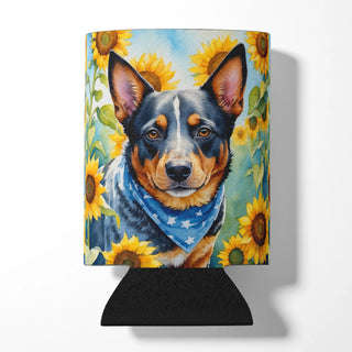 American Hairless Terrier in Sunflowers Foam Coasters