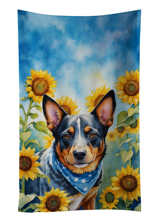 American Hairless Terrier in Sunflowers Foam Coasters