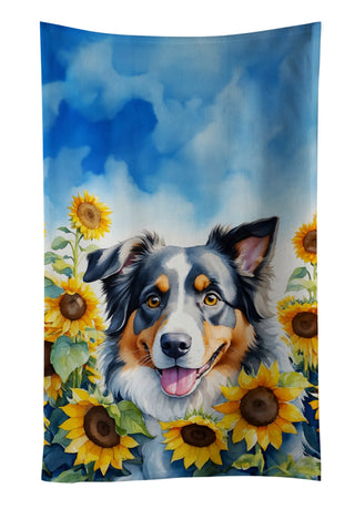 American Hairless Terrier in Sunflowers Foam Coasters
