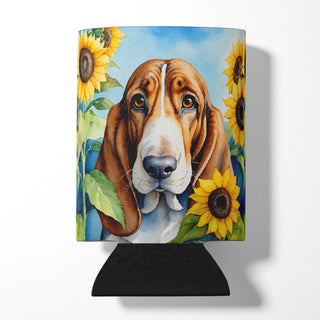 American Hairless Terrier in Sunflowers Foam Coasters
