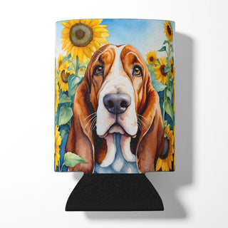 American Hairless Terrier in Sunflowers Foam Coasters