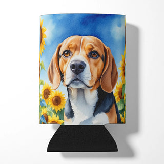 American Hairless Terrier in Sunflowers Foam Coasters