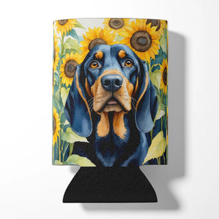 Bearded Collie in Sunflowers Foam Coasters