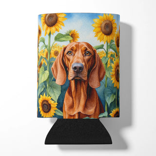 Chocolate Poodle in Sunflowers Foam Coasters