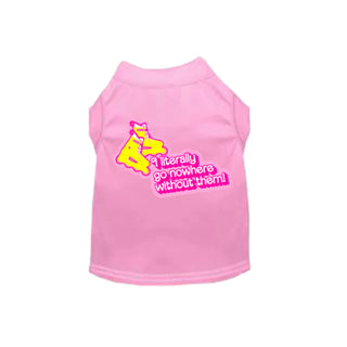 Nowhere Without My Skates- Dog Tee