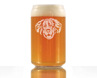 Bernese Mountain Dog Beer Can Pint Glass - Dog Gifts