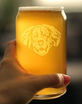 Bernese Mountain Dog Beer Can Pint Glass - Dog Gifts