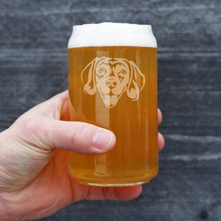 Beagle Beer Can Pint Glass - Beagle Dog Gifts and Decor