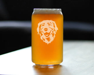 Golden Retriever Beer Can Pint Glass - Dog Gifts