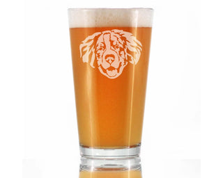 Bernese Mountain Dog Pint Glass for Beer - Dog Gifts